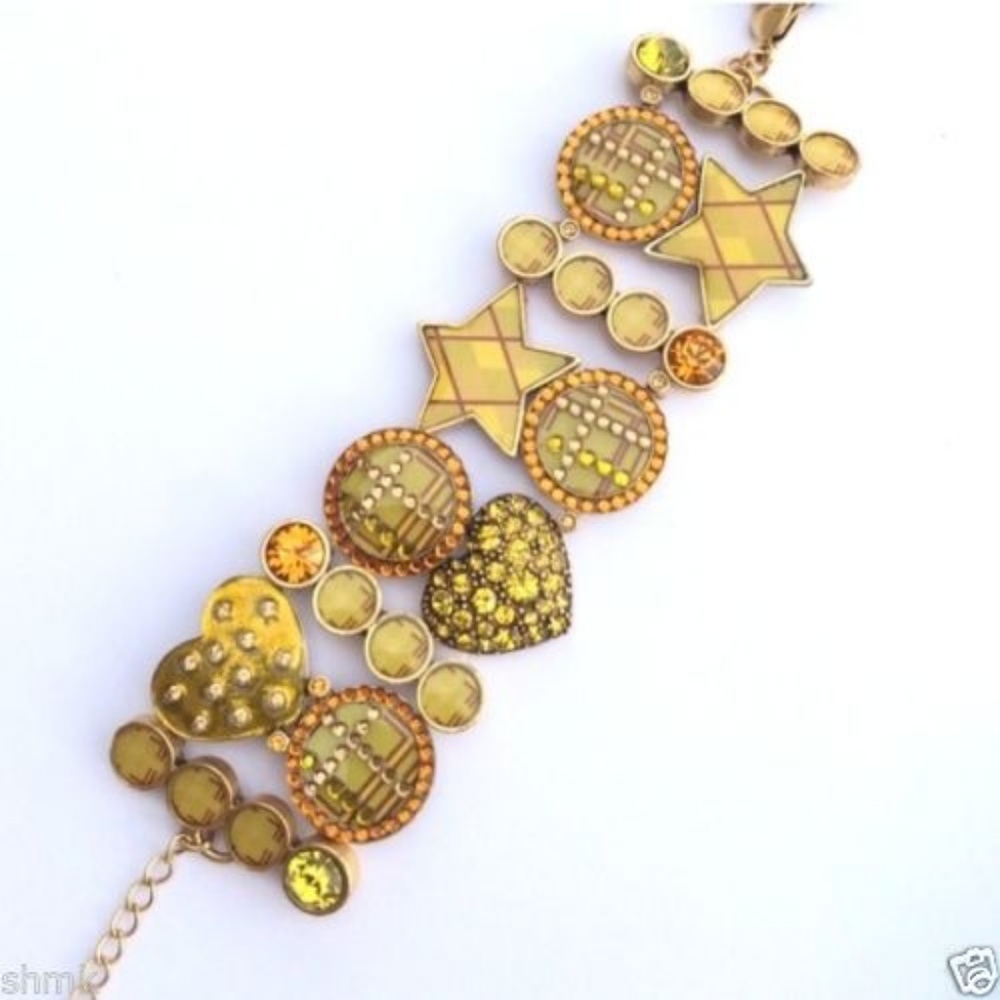 Pilgrim Jewelry Bracelet Swarovski Crystal Wide